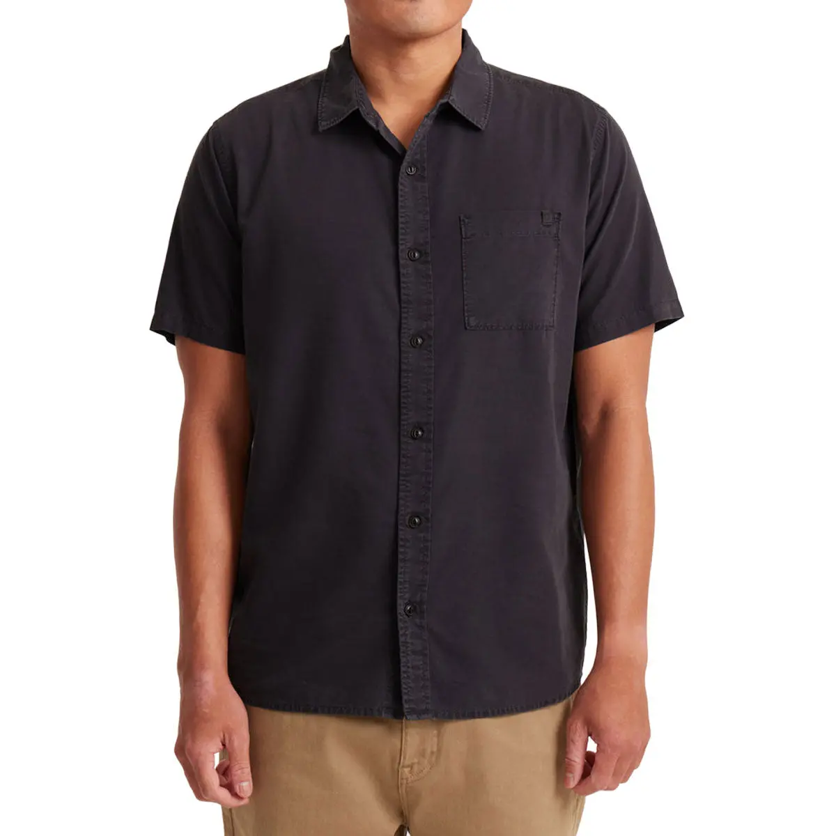 Roark Made To Fade Shirt - Washed Charcoal 1