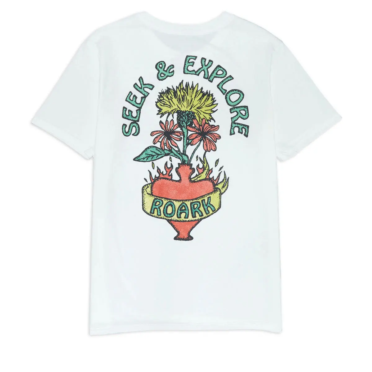 Roark Floral Bouquet T-Shirt - Off White 1