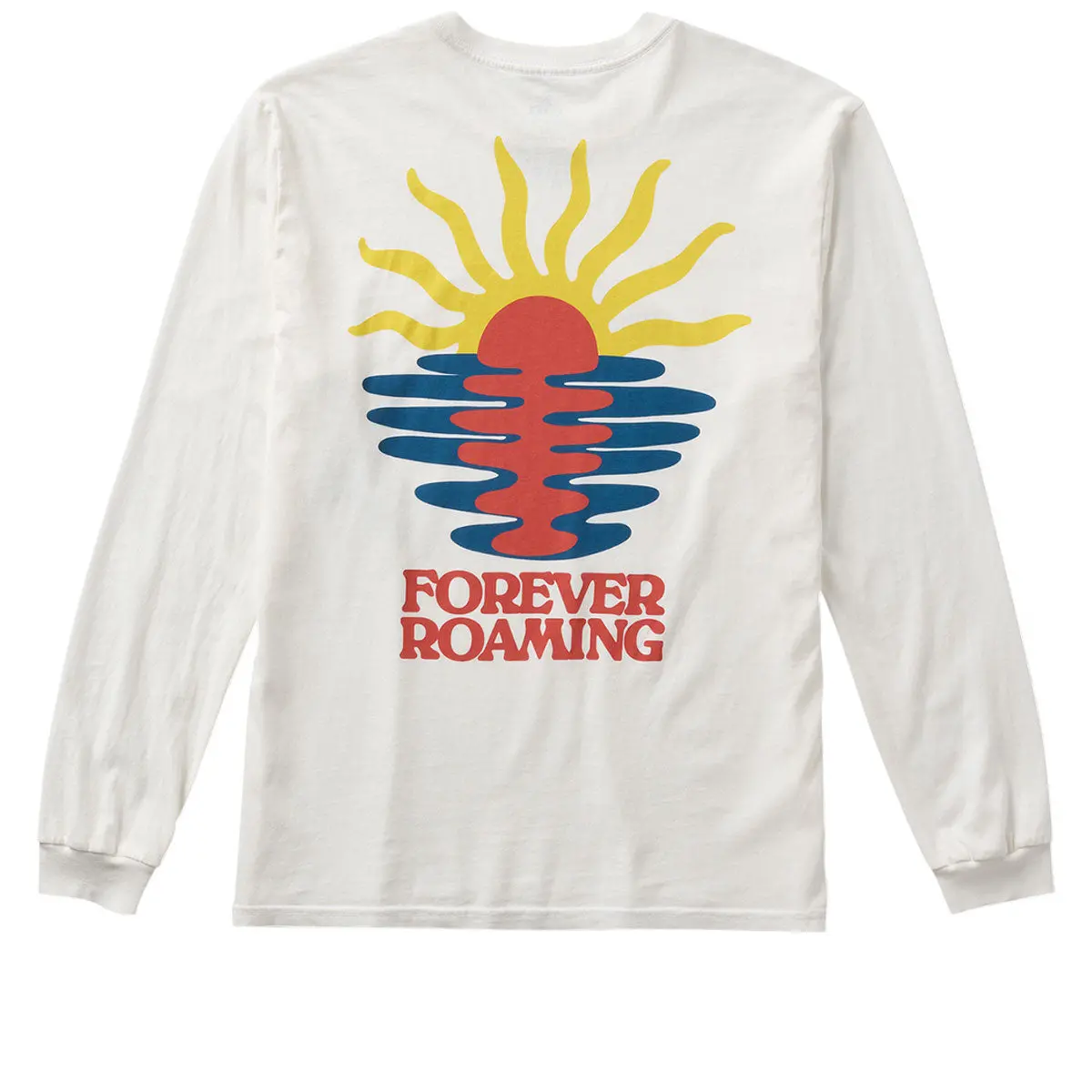Roark Roaming Sunset Long Sleeve T-Shirt - Off White 1
