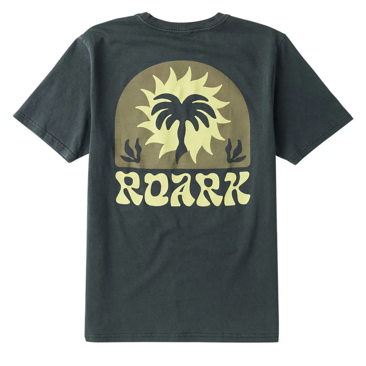 Roark Palm T-Shirt - Charcoal 1