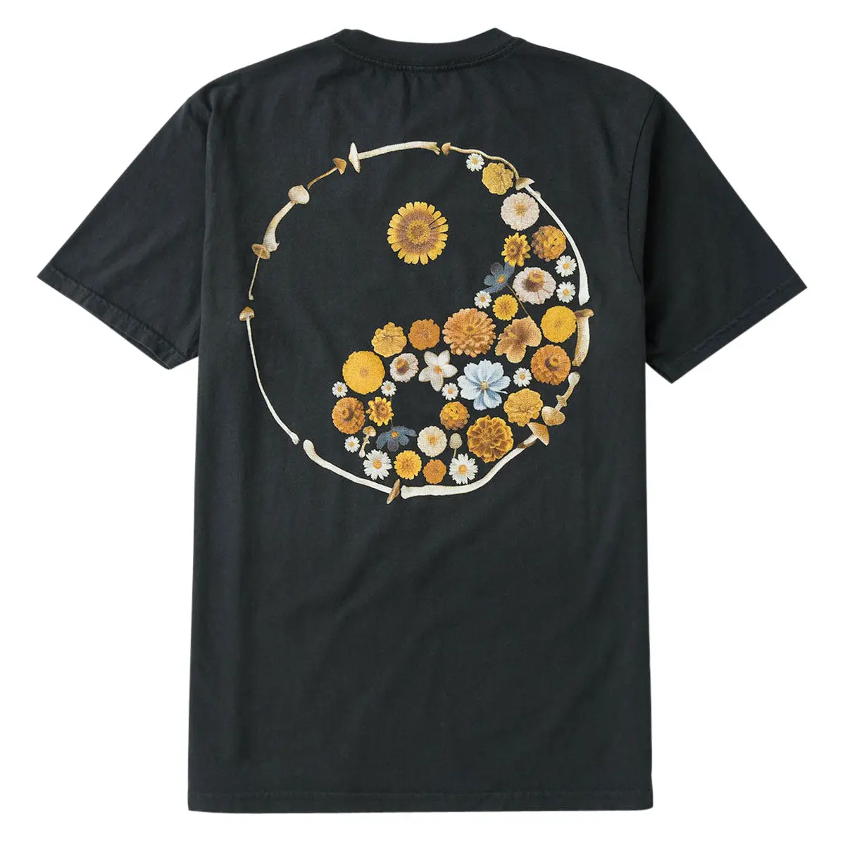 Roark Yin Yang Forage T-Shirt - Washed Black 1
