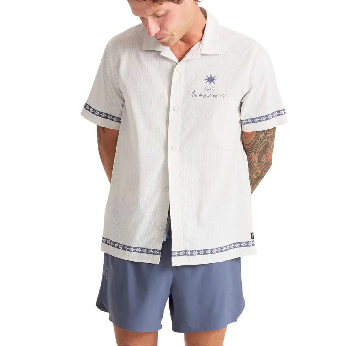 Roark Bless Up Trail Shirt - Silver 1
