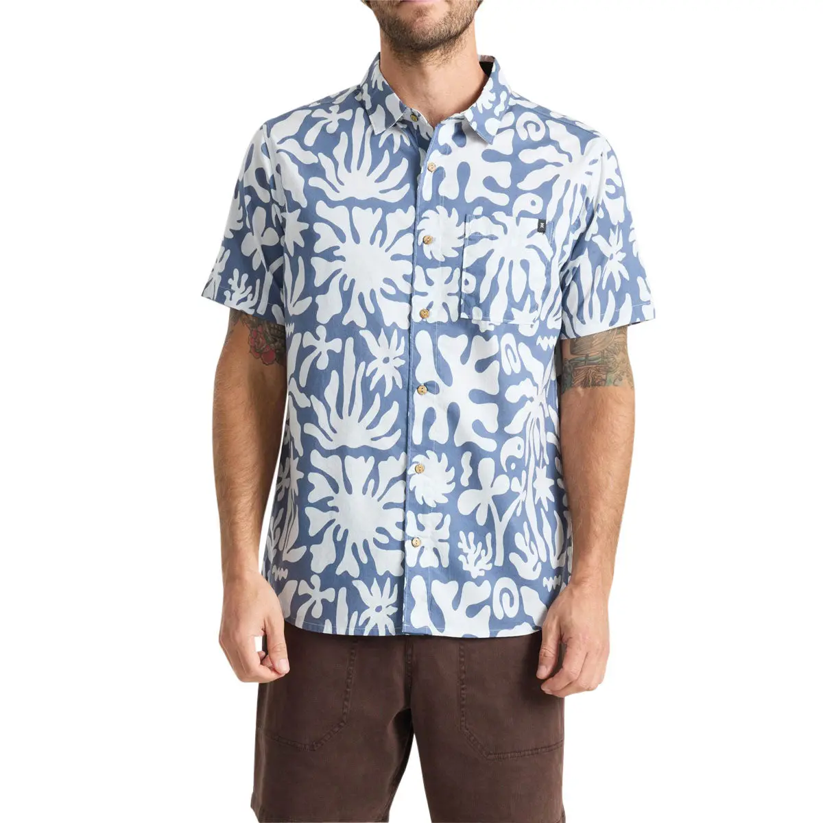 Roark Journey Woven Shirt - Neptune 1