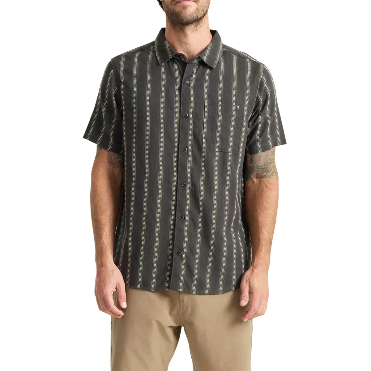 Roark Crosswinds Woven Shirt - Onyx 1