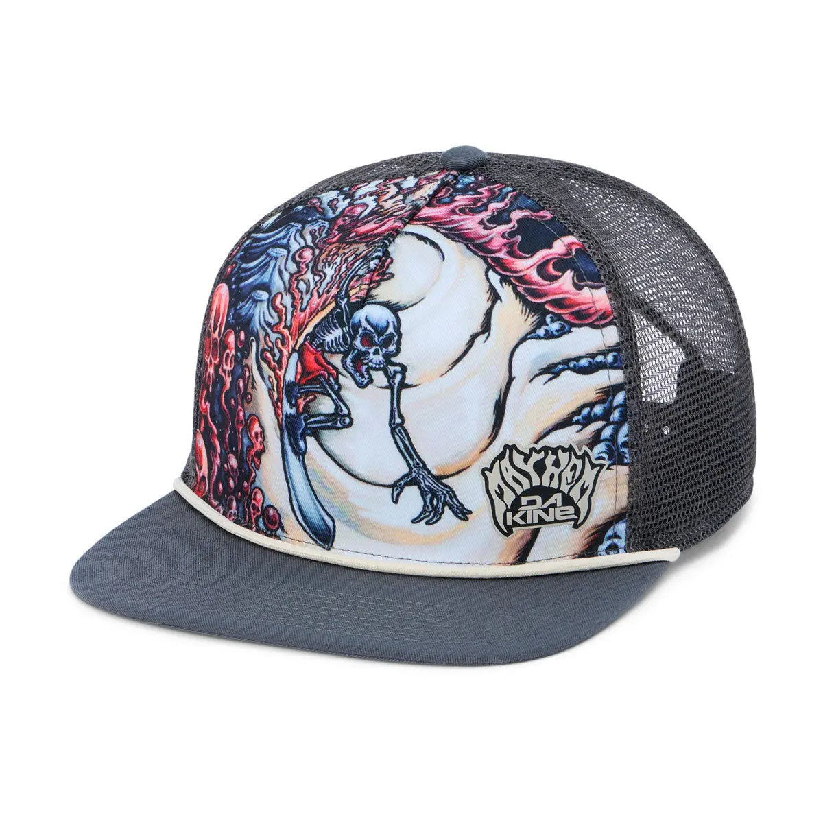 Dakine X Mayhem High Crown Trucker Hat - Mayhem Maroon 1