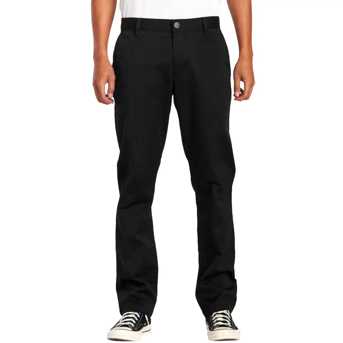 Rvca The Weekend Stretch Pants - New Black 1