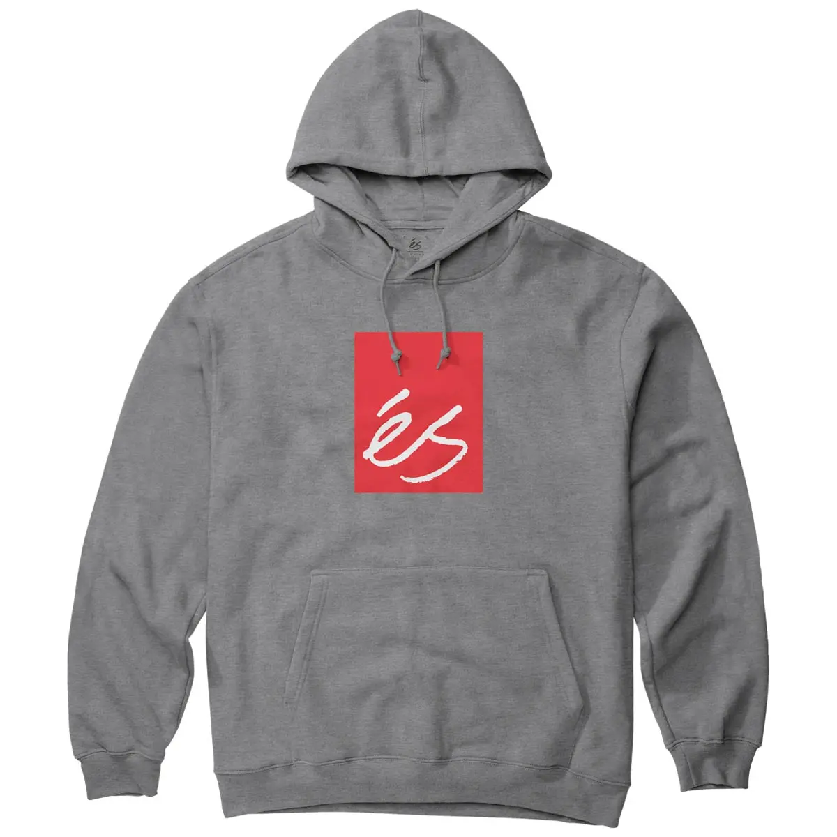 Es Main Block Fleece Hoodie - Grey/Heather 1