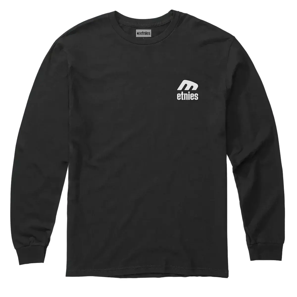 Etnies Icon Long Sleeve T-Shirt - Black/White 1