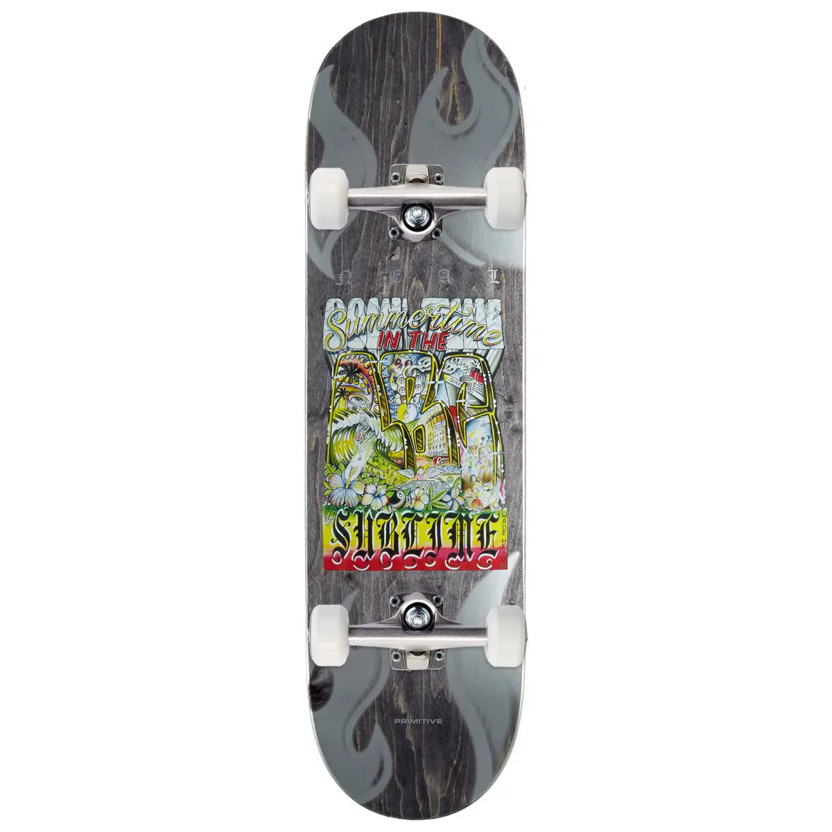 Primitive X Sublime Neal Neighbors Skateboard Complete - Black - 8.50" 1