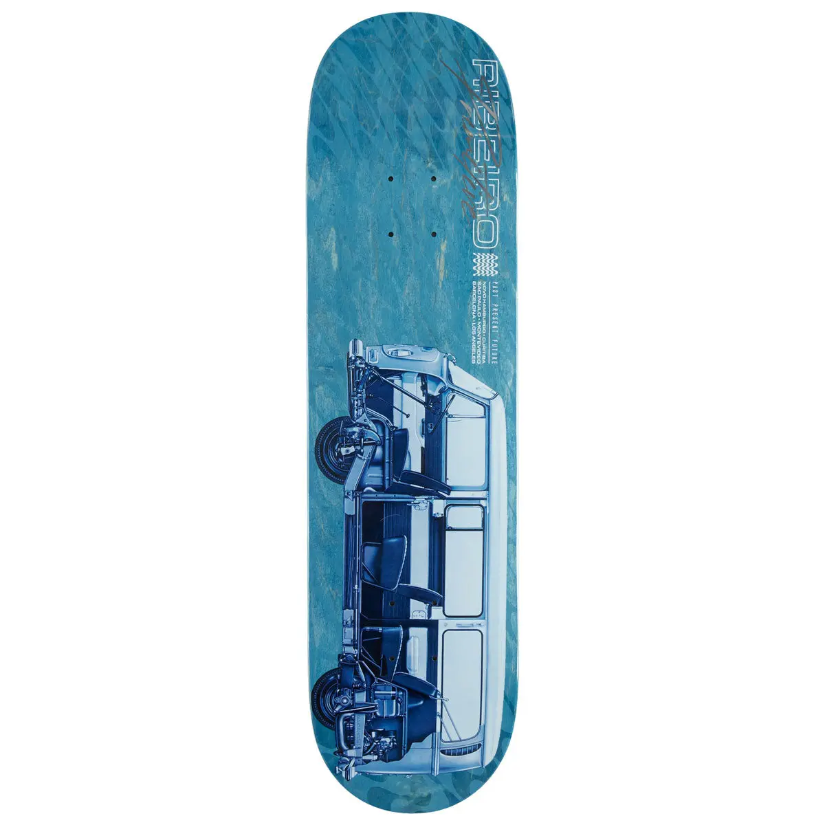 Primitive Carlos Journey Skateboard Deck - Blue - 8.125" 1