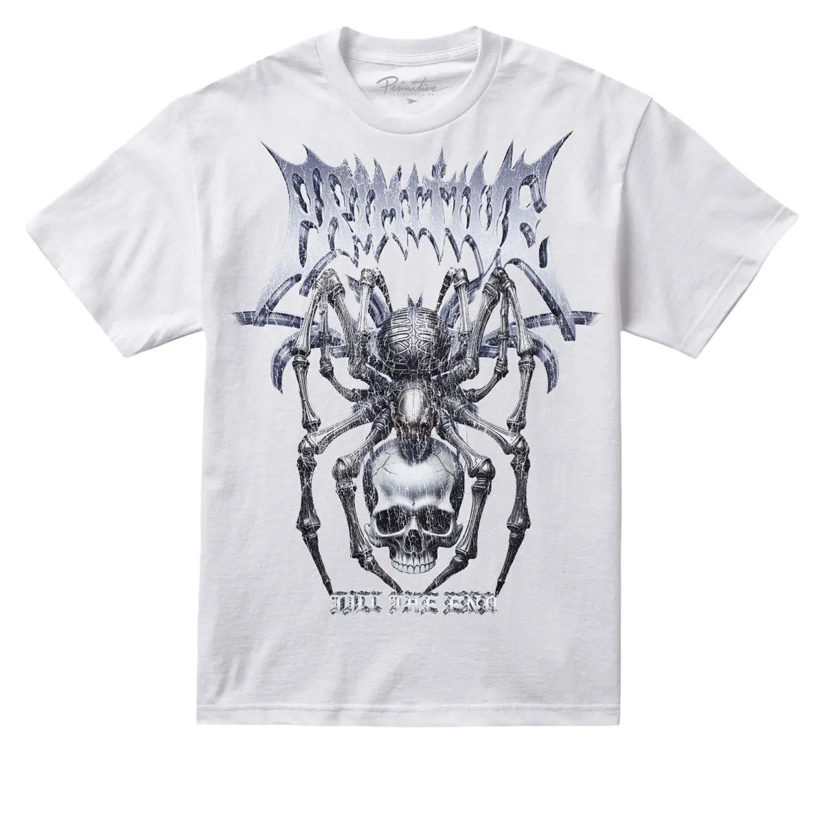 Primitive Creeper Heavyweight T-Shirt - White 1