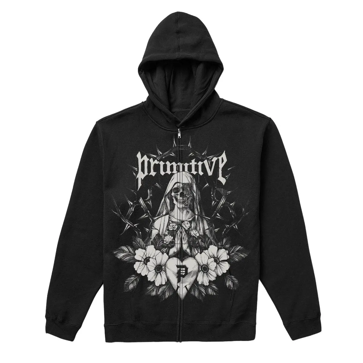 Primitive After Zip Hoodie - Black 1