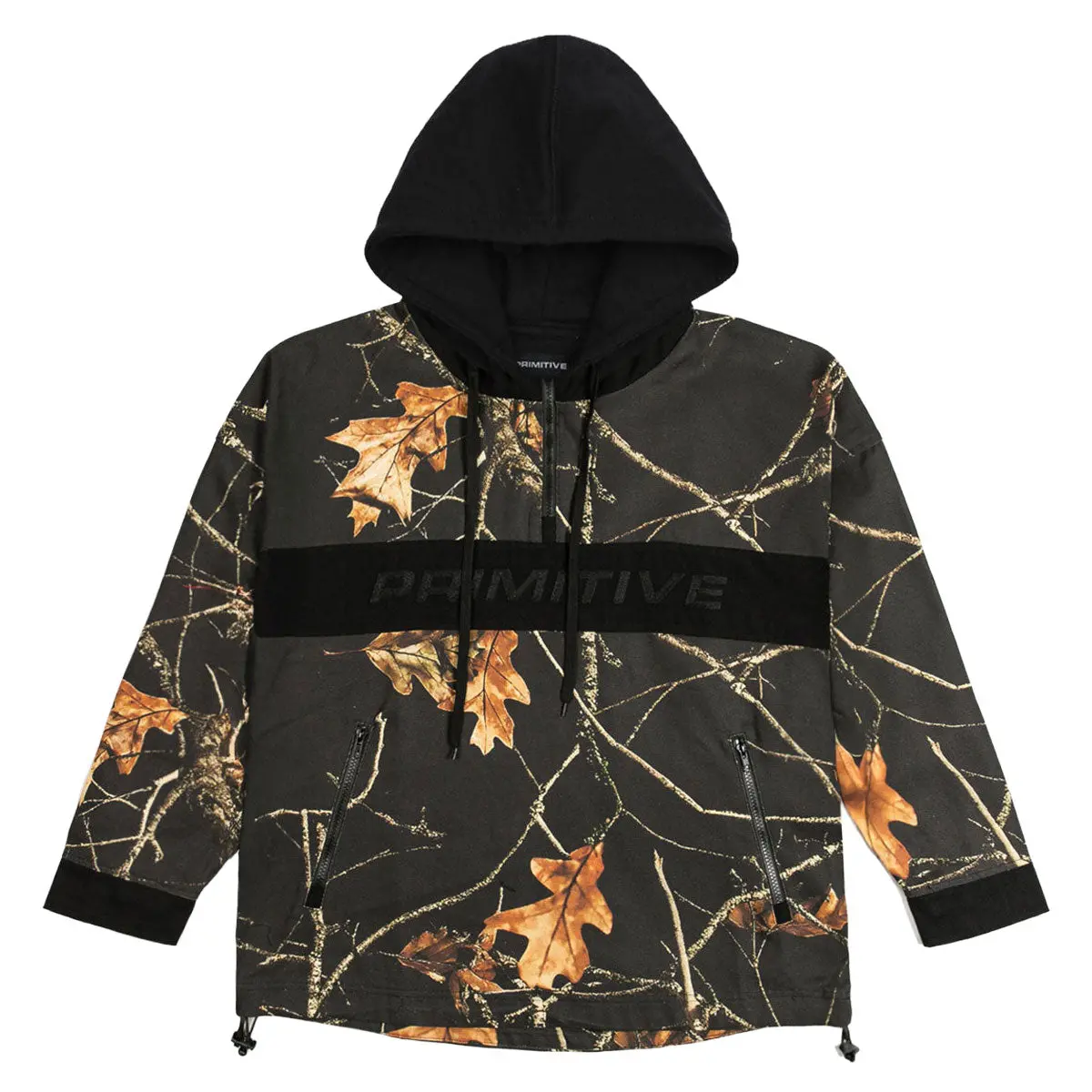 Primitive Night Owl Anorak Jacket - Black 1