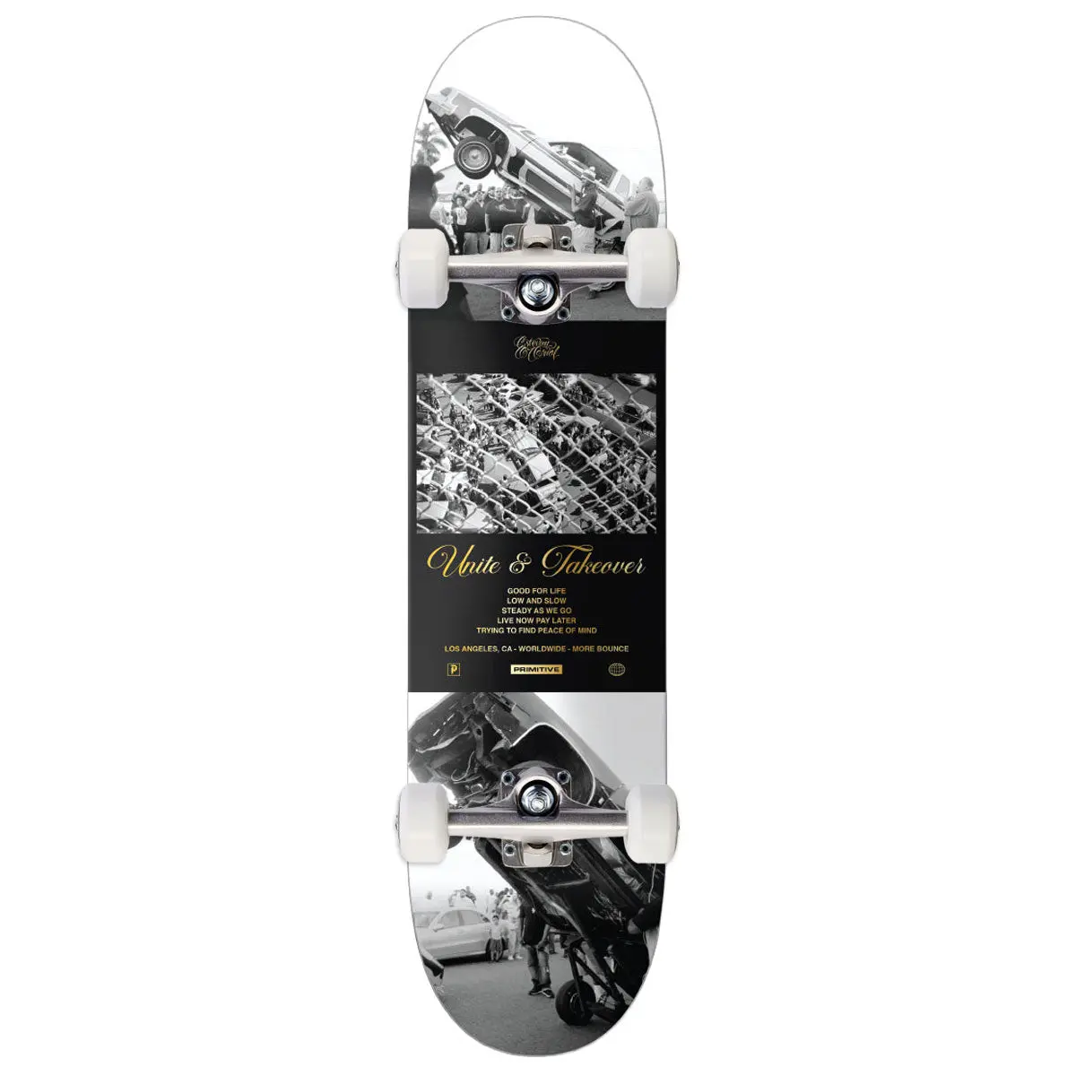 Primitive X Estevan Oriol Bounce Skateboard Complete - Black - 8.125" 1