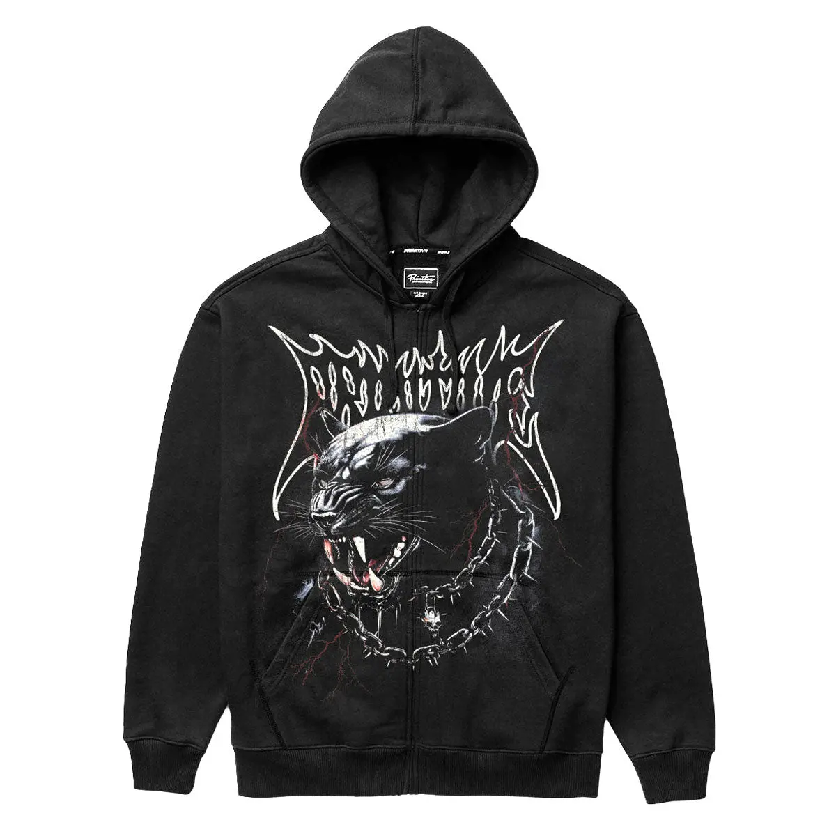Primitive Abyss Zip Hoodie - Black 1