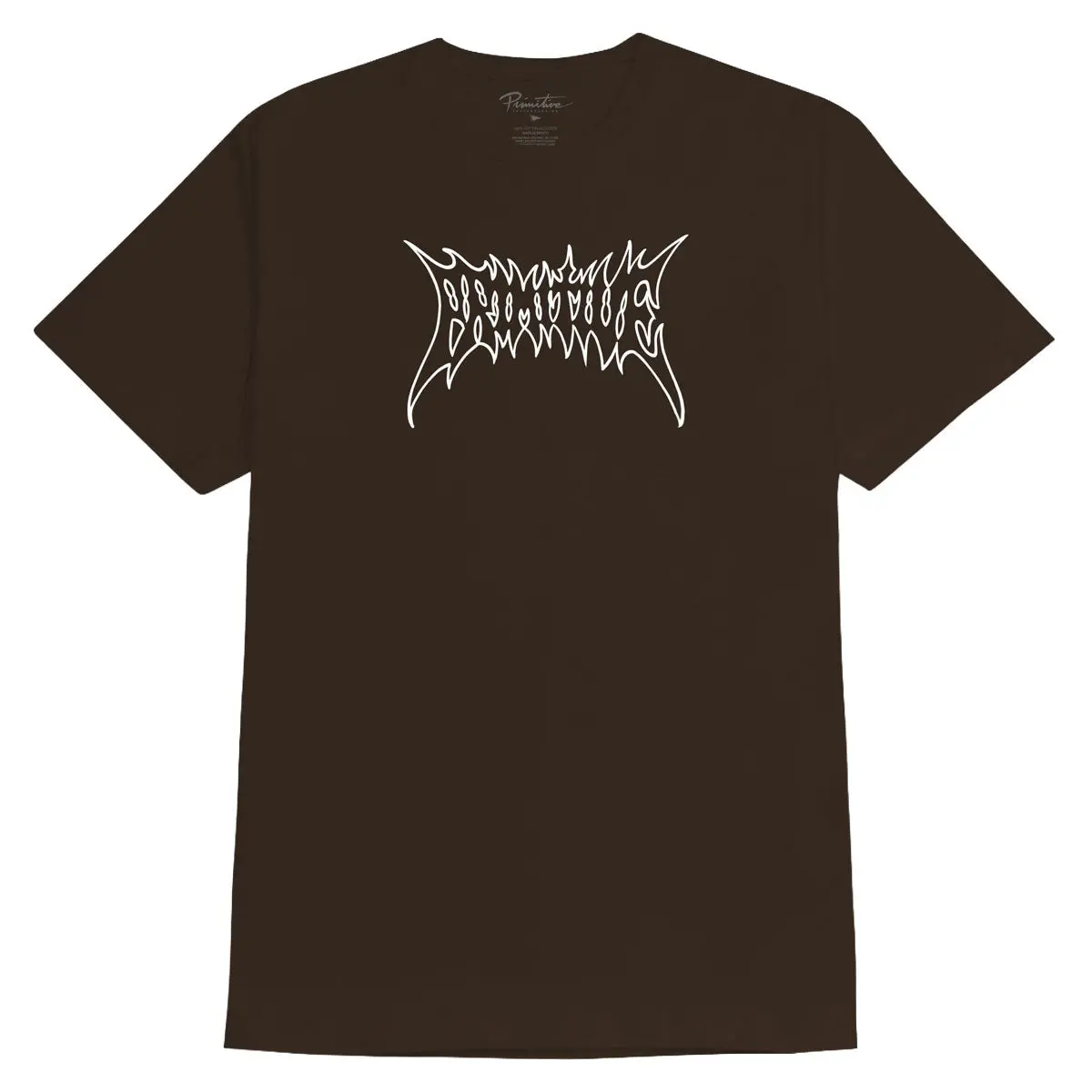 Primitive Threat T-Shirt - Brown 1
