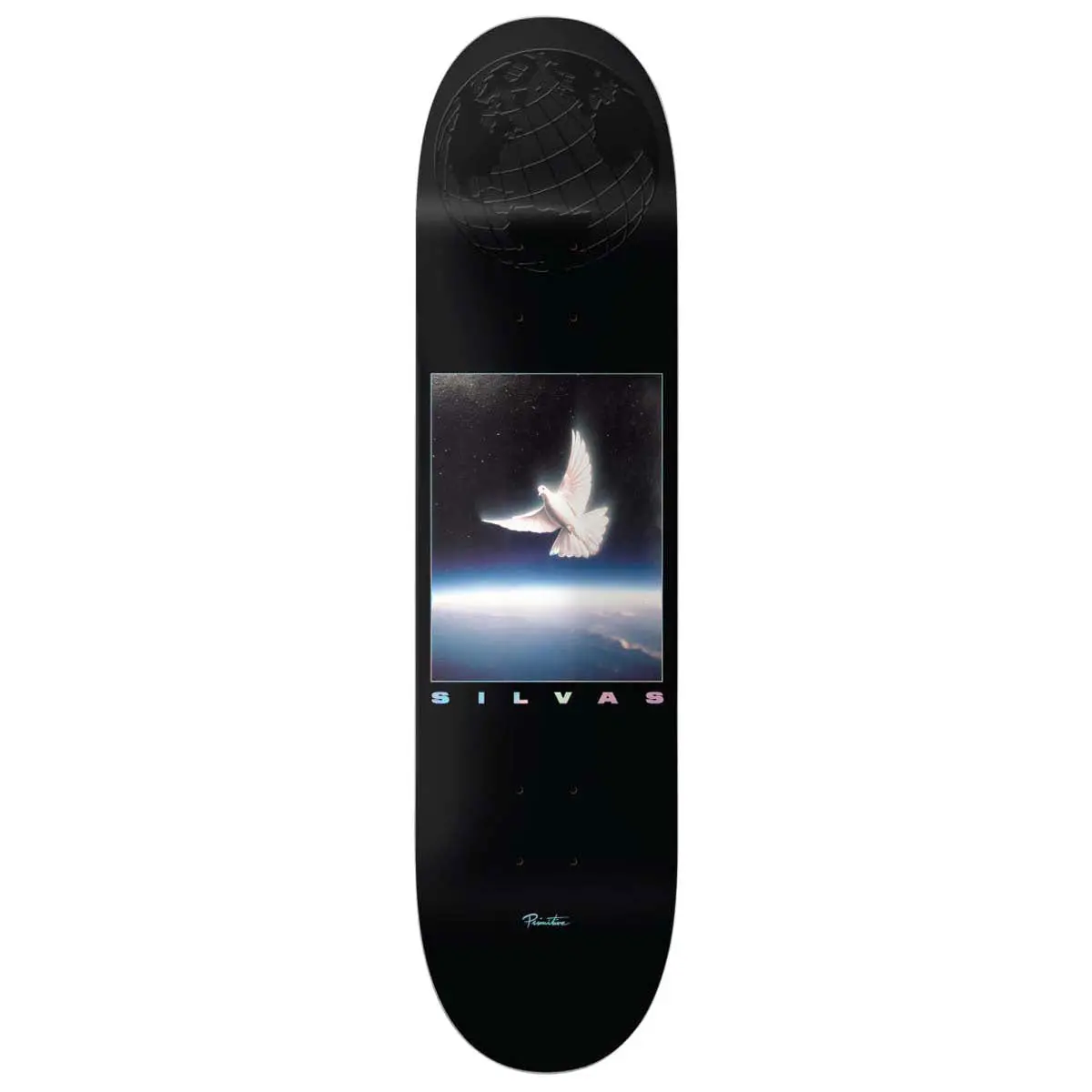 Primitive Silvas Above Skateboard Deck - Black - 8.25" 1