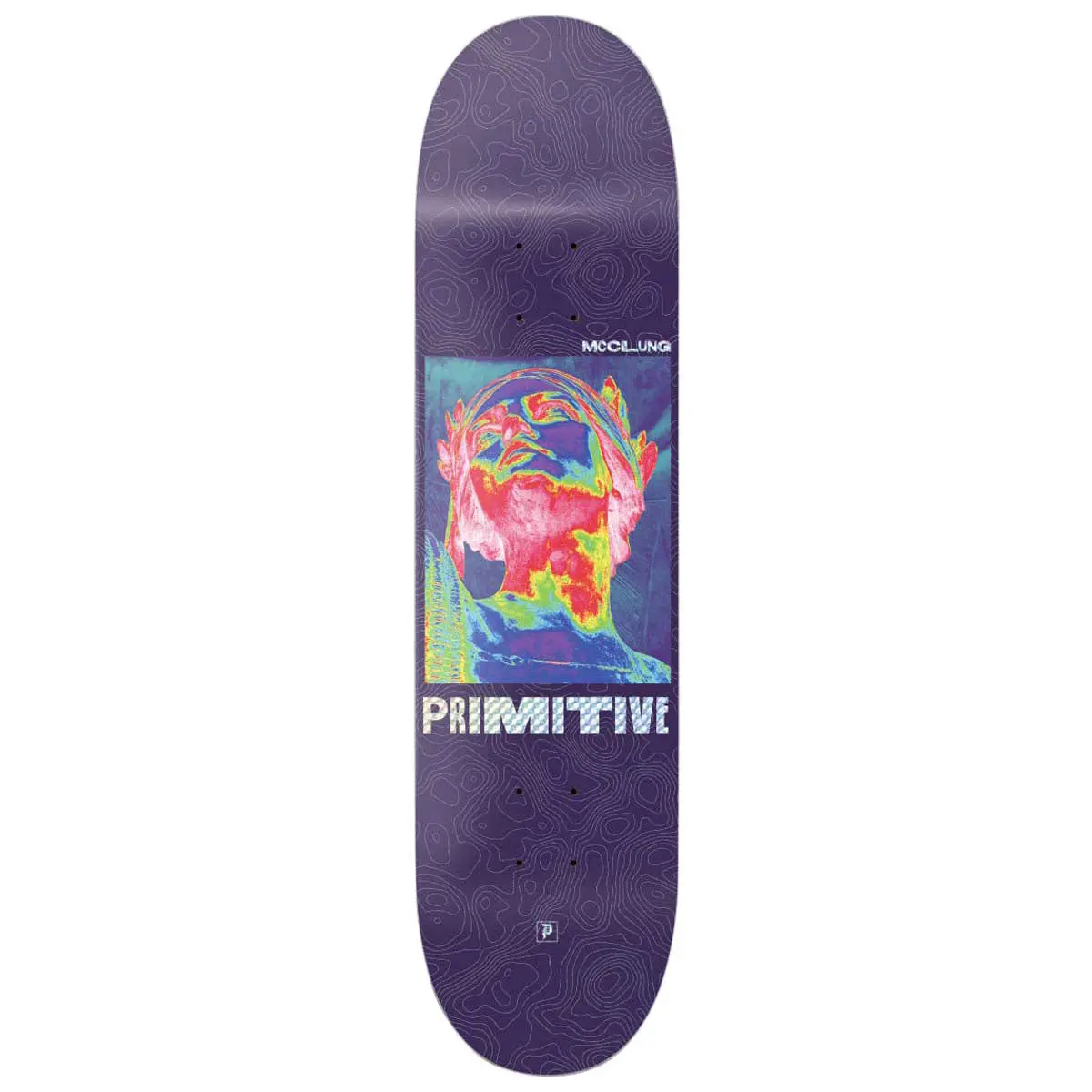 Primitive Mcclung Olympus Skateboard Deck - Purple - 8.00" 1