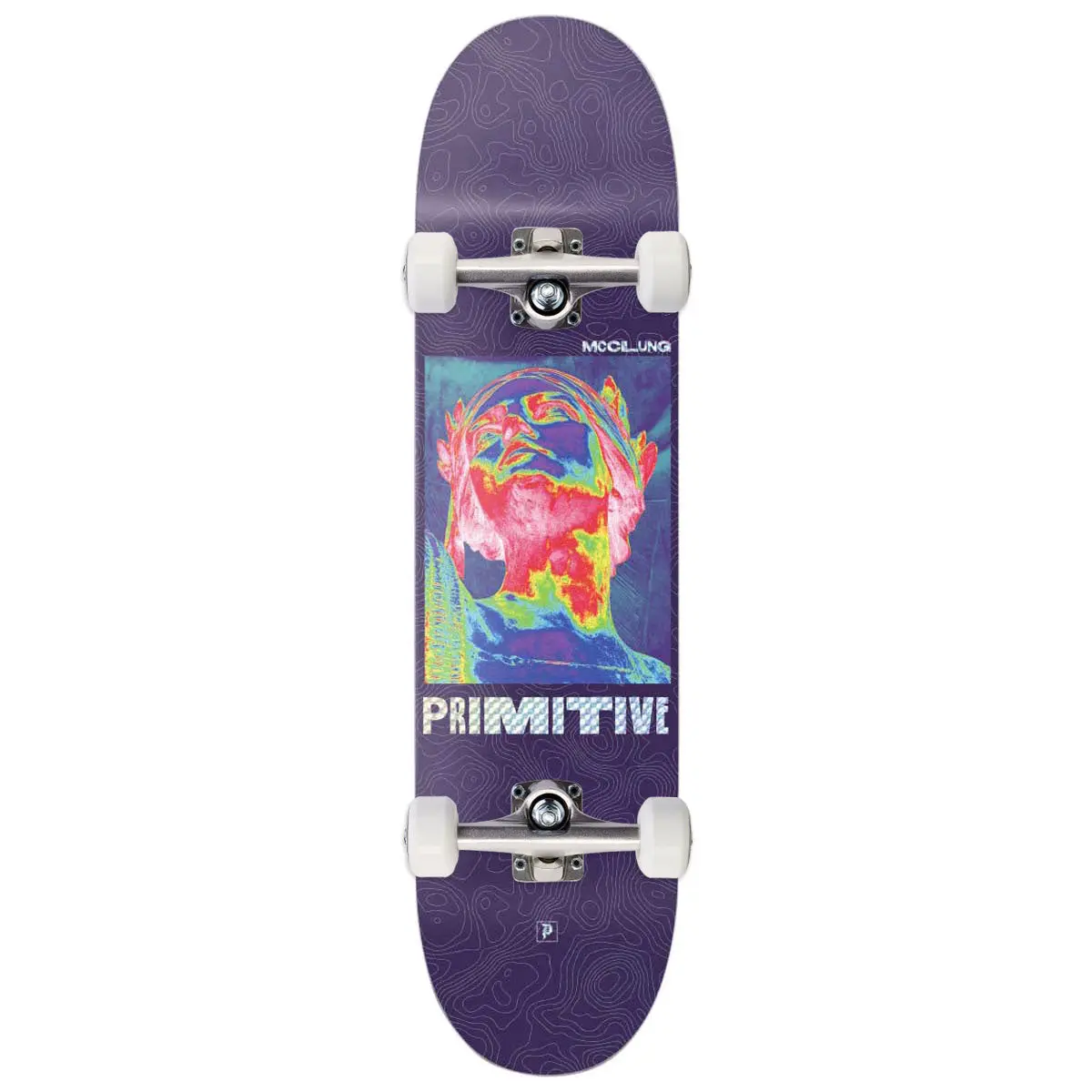 Primitive Mcclung Olympus Skateboard Complete - Purple - 8.00" 1