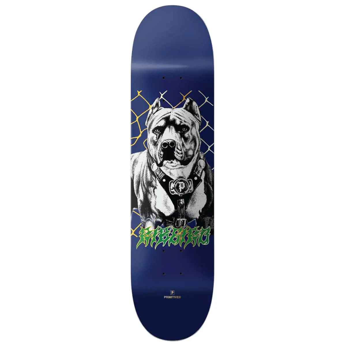 Primitive Ribeiro Vic Skateboard Deck - Navy - 8.38" 1