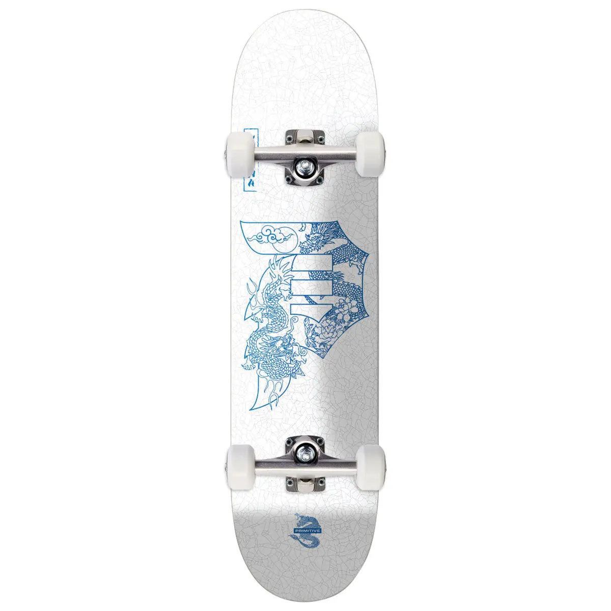 Primitive Vianna Ceramic Skateboard Complete - White - 8.50" 1