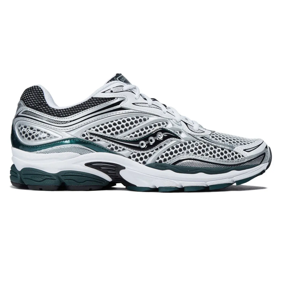 Saucony Progrid Omni 9 Shoes - White/Pine Green 1