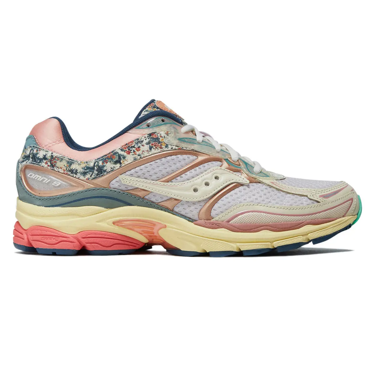 Saucony Progrid Omni 9 Shoes - Beige/Blue 1