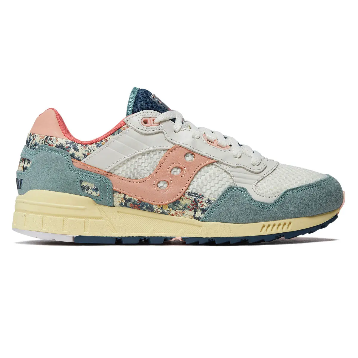 Saucony Shadow 5000 Shoes - Beige/Blue 1