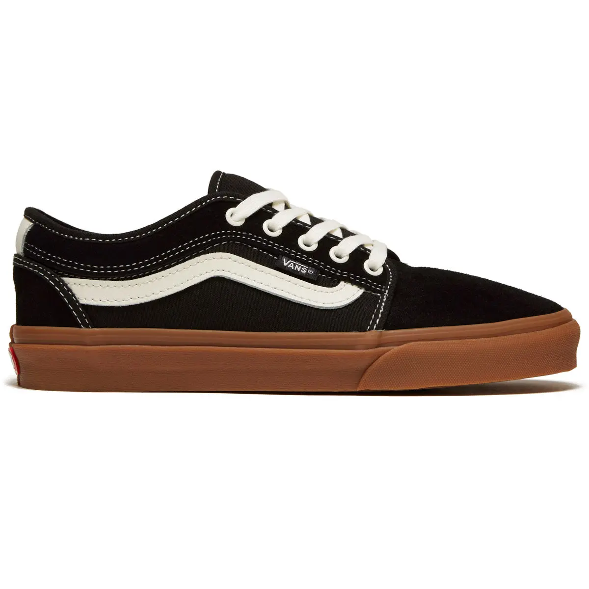 Vans Skate Chukka Low Sidestripe Shoes - Black/Gum 1