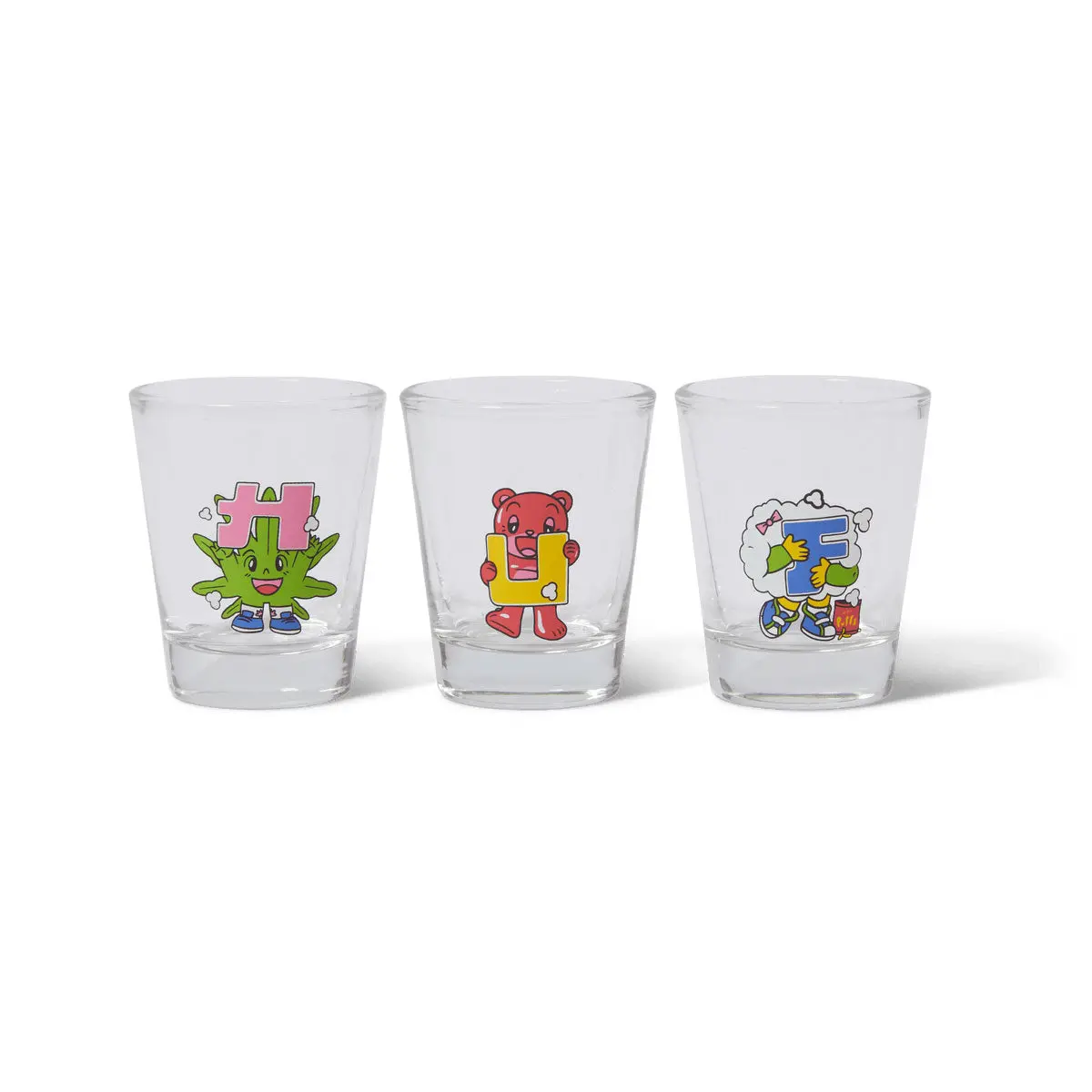 Huf Kawaii Buddies Shot Glass Set - Multi 1
