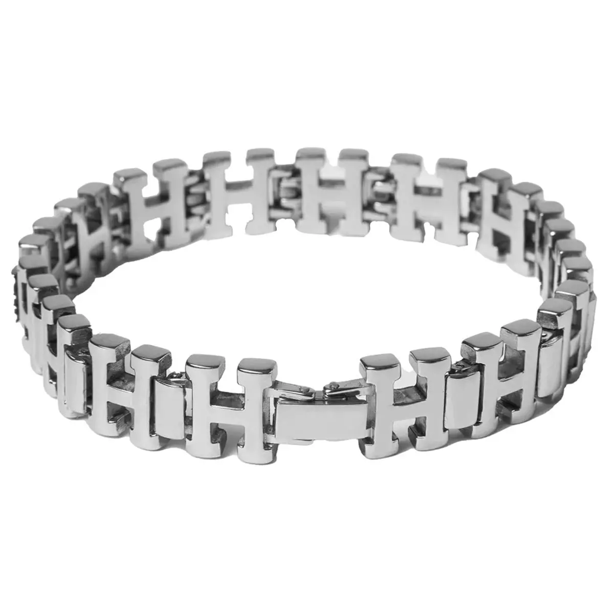 Huf H Link Bracelet - Silver 1