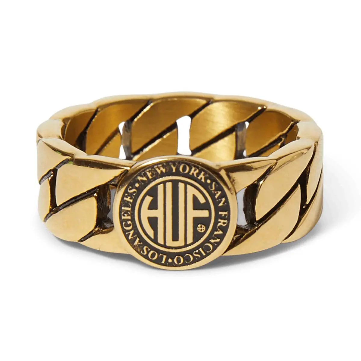 Huf Regional Cuban Link Ring - Gold 1