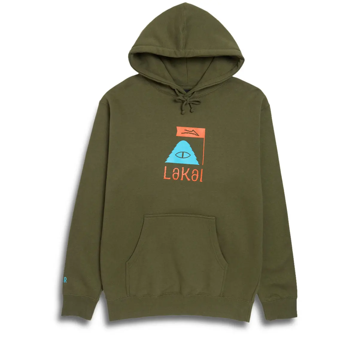 Lakai X Poler Summit Pull Over Hoodie - Olive 1