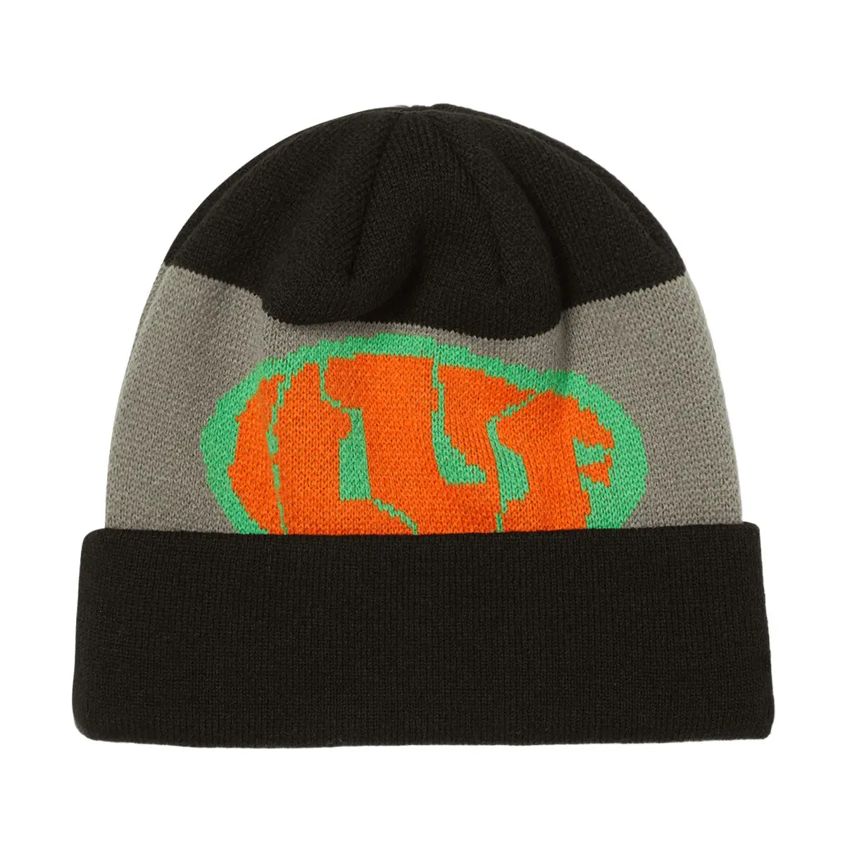 Huf Warped Cuff Beanie - Black 1