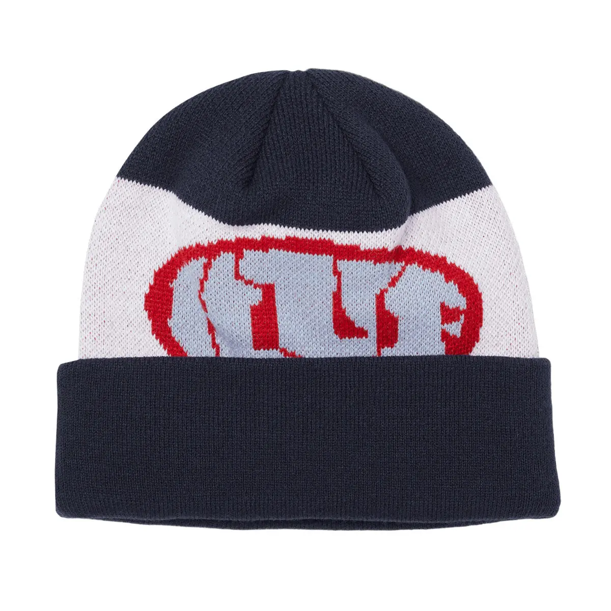 Huf Warped Cuff Beanie - Navy 1