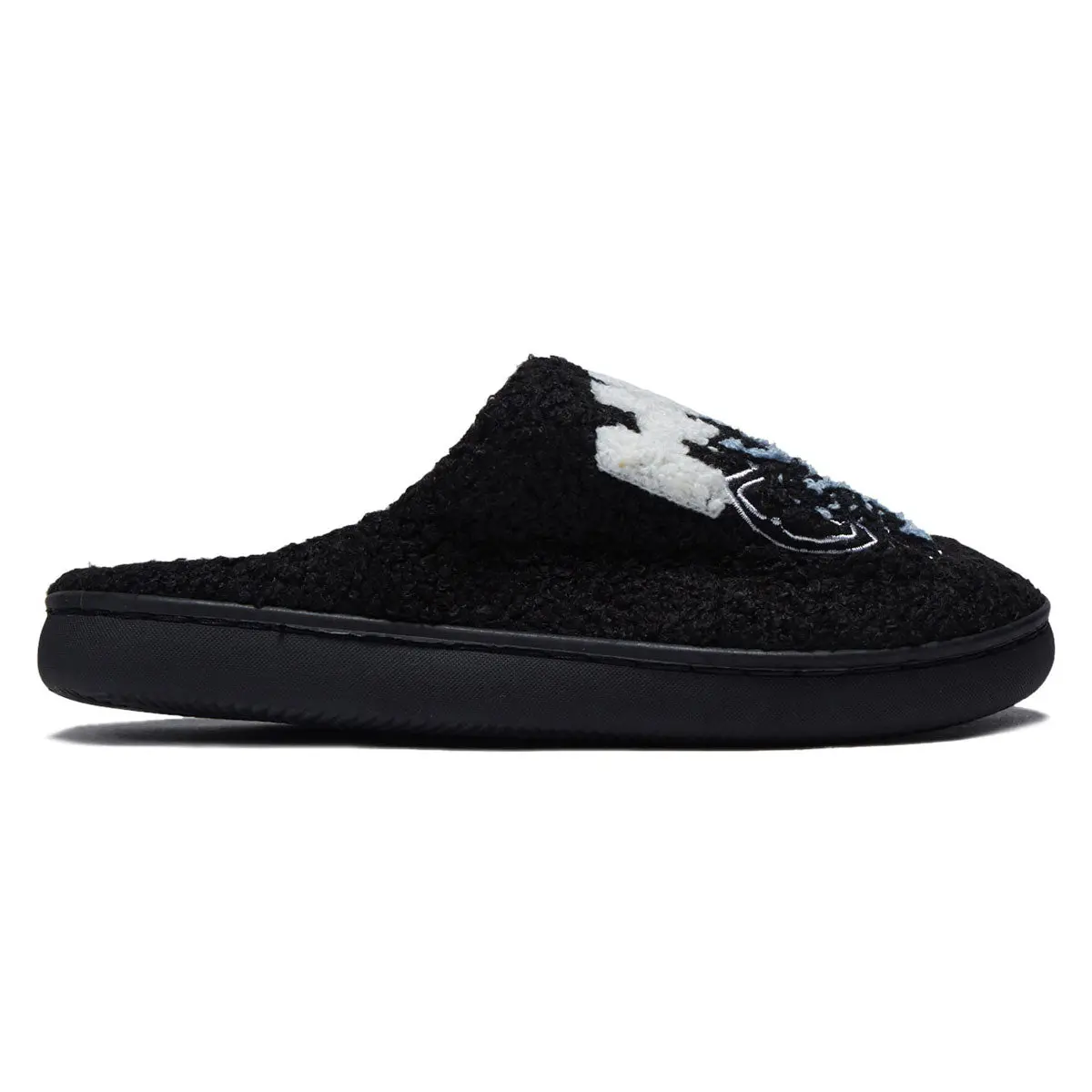 Huf Snow Angel Fuzzy Slipper Shoes - Black 1