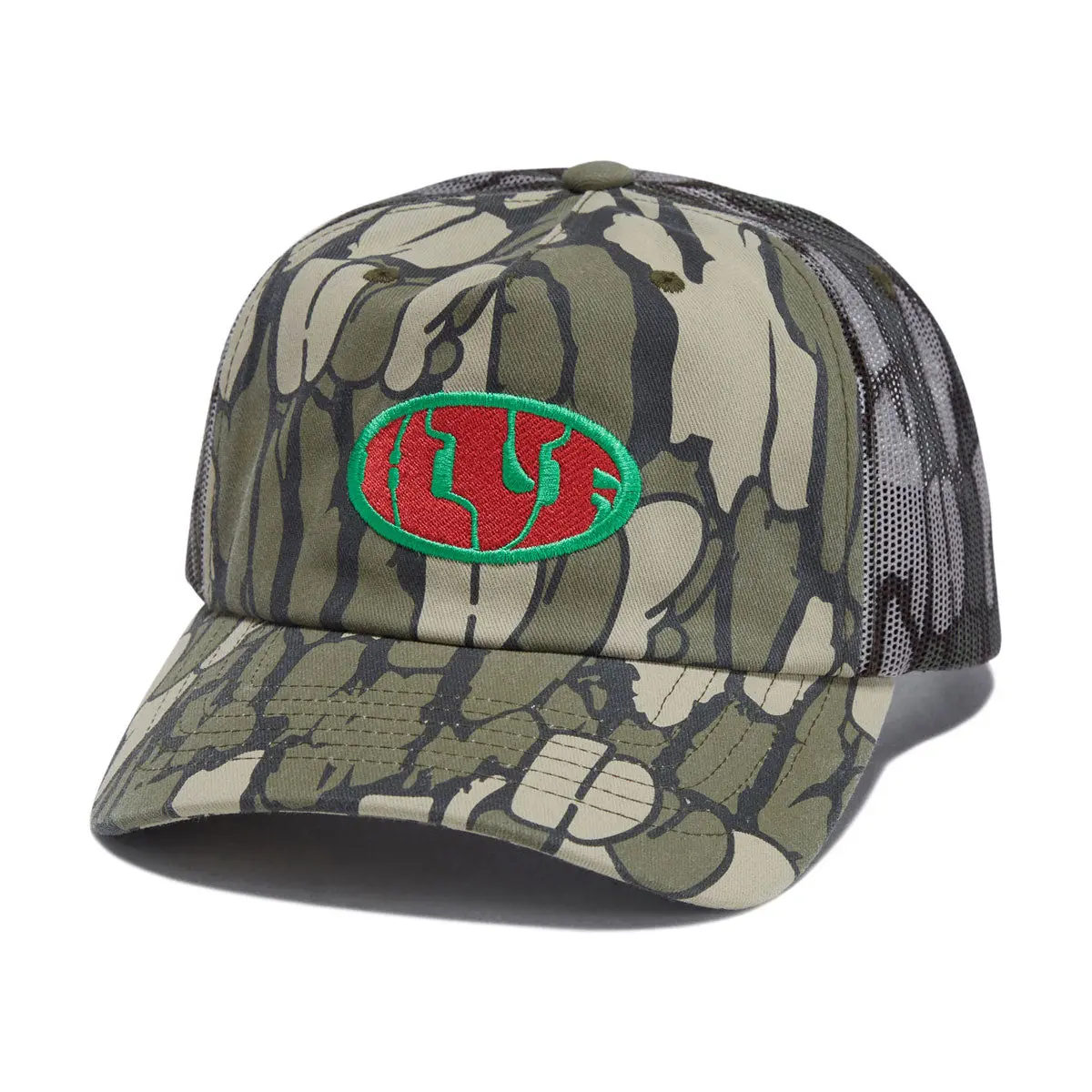 Huf Warped Camo Trucker Hat - Muted Camo 1