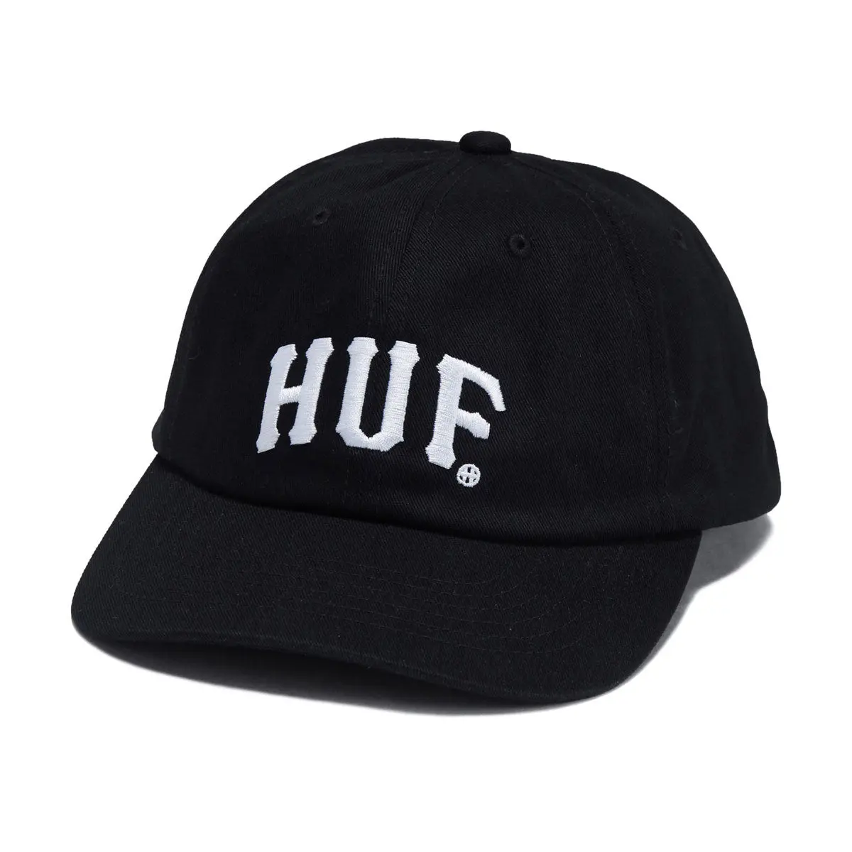 Huf Arch 6 Panel Cv Snapback Hat - Black 1