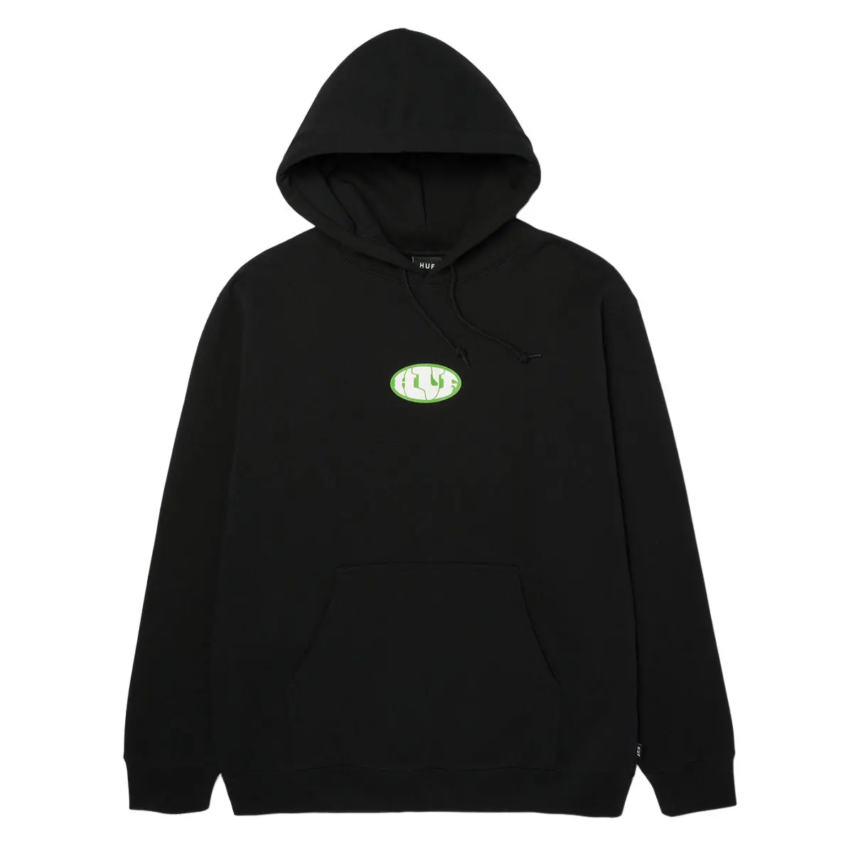 Huf Warped Hoodie - Black 1