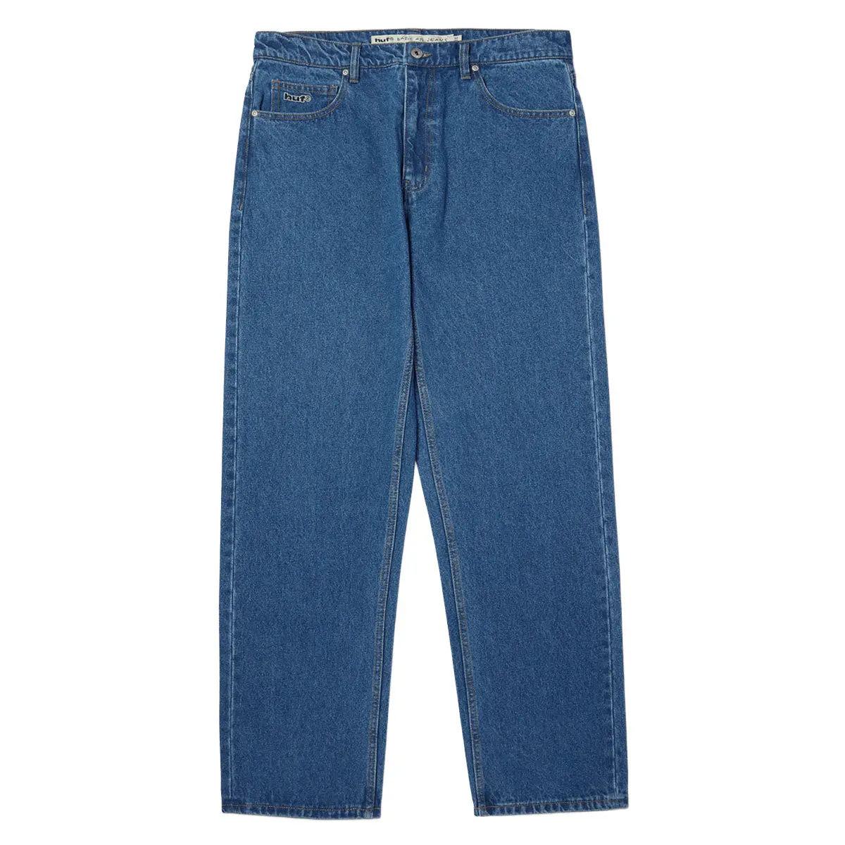 Huf Basic Ass Jeans - Stone Wash Indigo 1