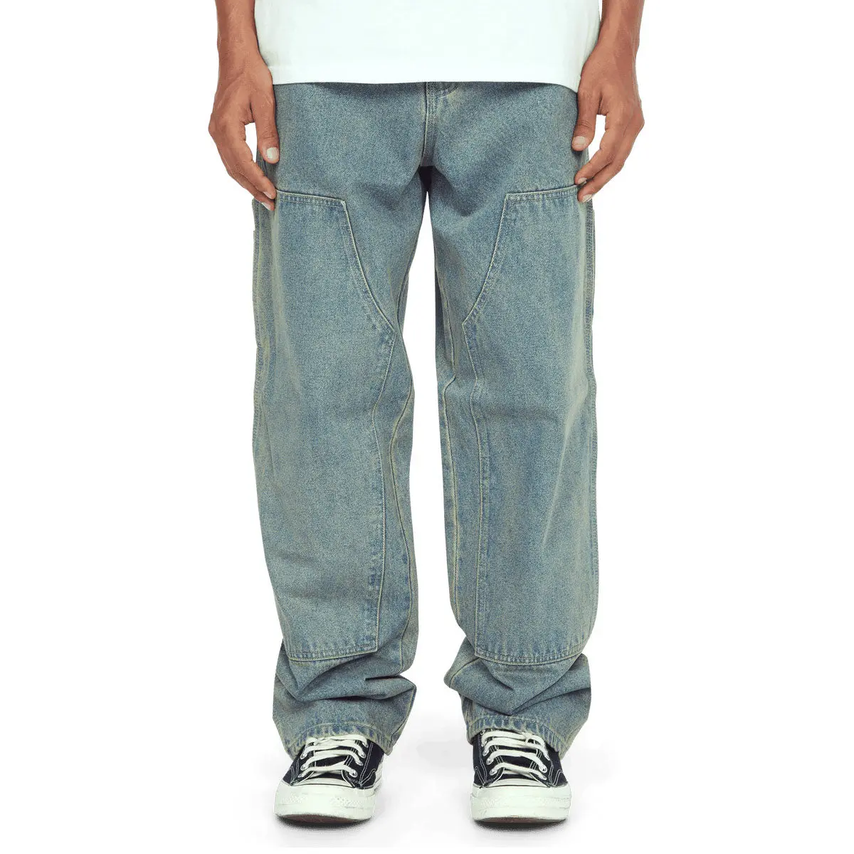 Huf Kinda Loose Double Knees Jeans - Indigo Earth 1