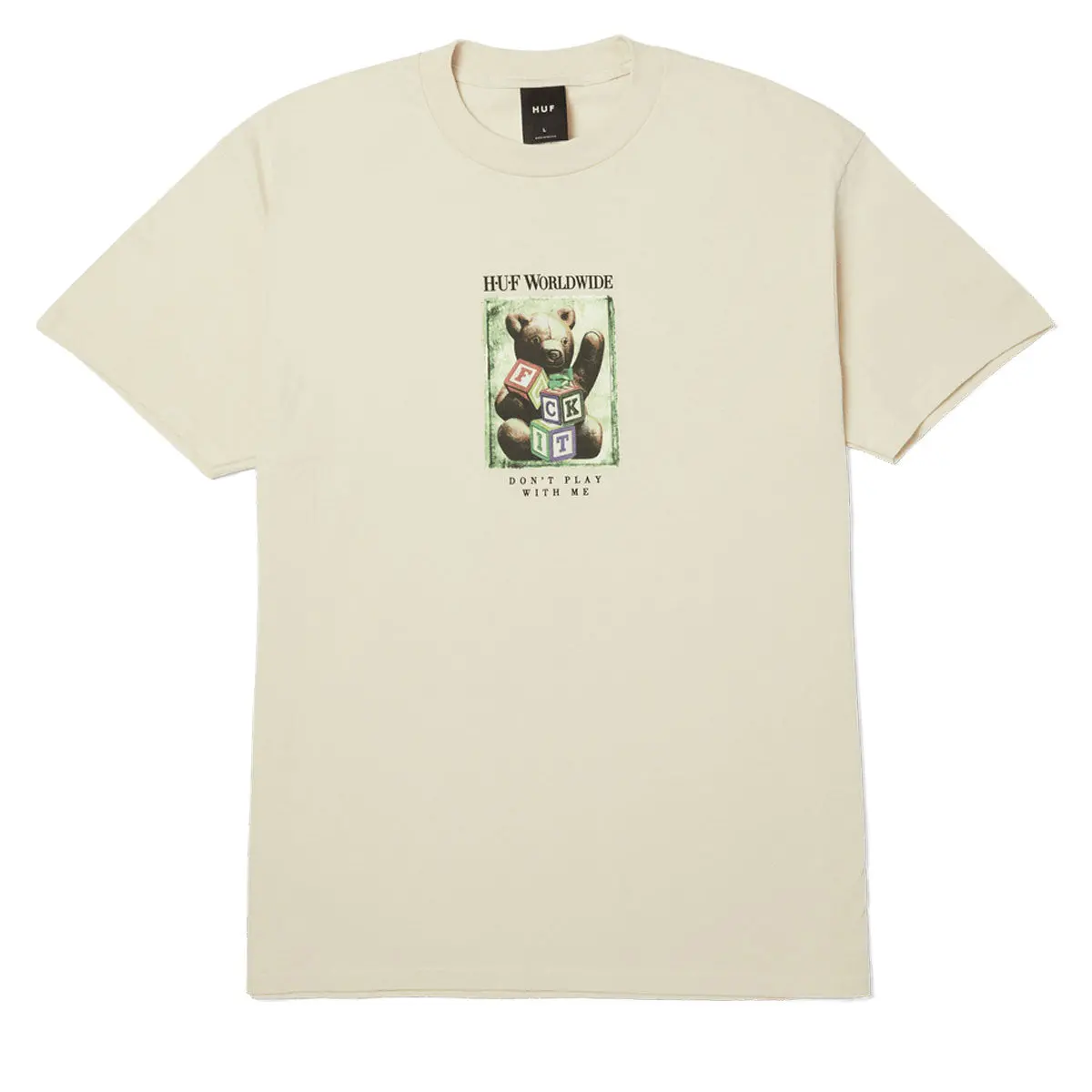 Huf Gift Bear T-Shirt - Bleach 1