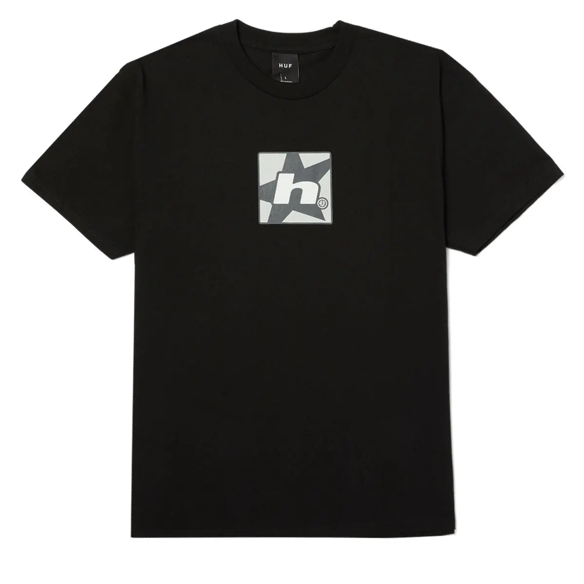 Huf H Star Multi T-Shirt - Black 1