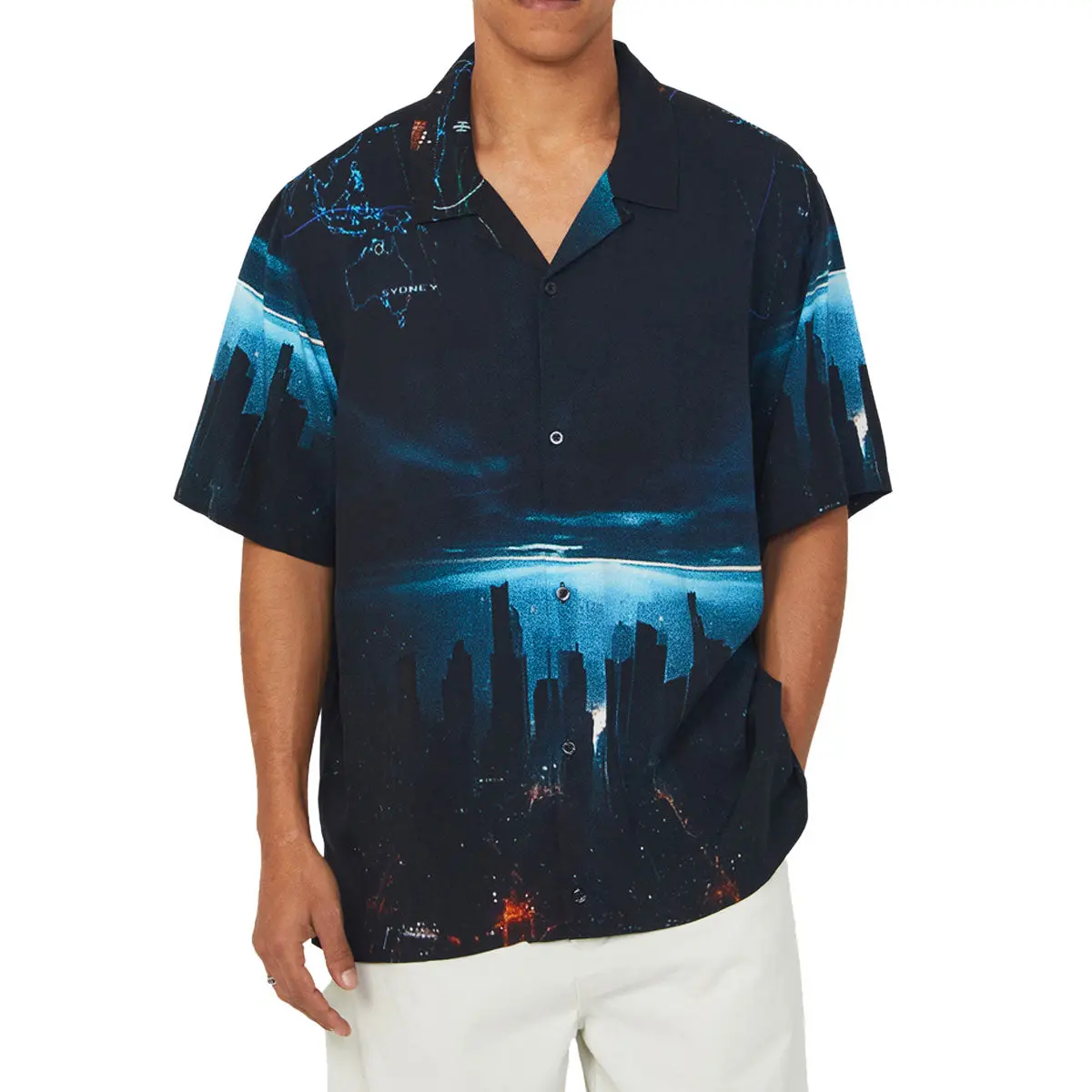 Huf Ground Control Resort Shirt - Black 1