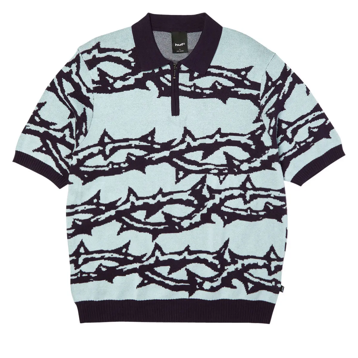 Huf Fantasies Knit Shirt - Light Blue 1
