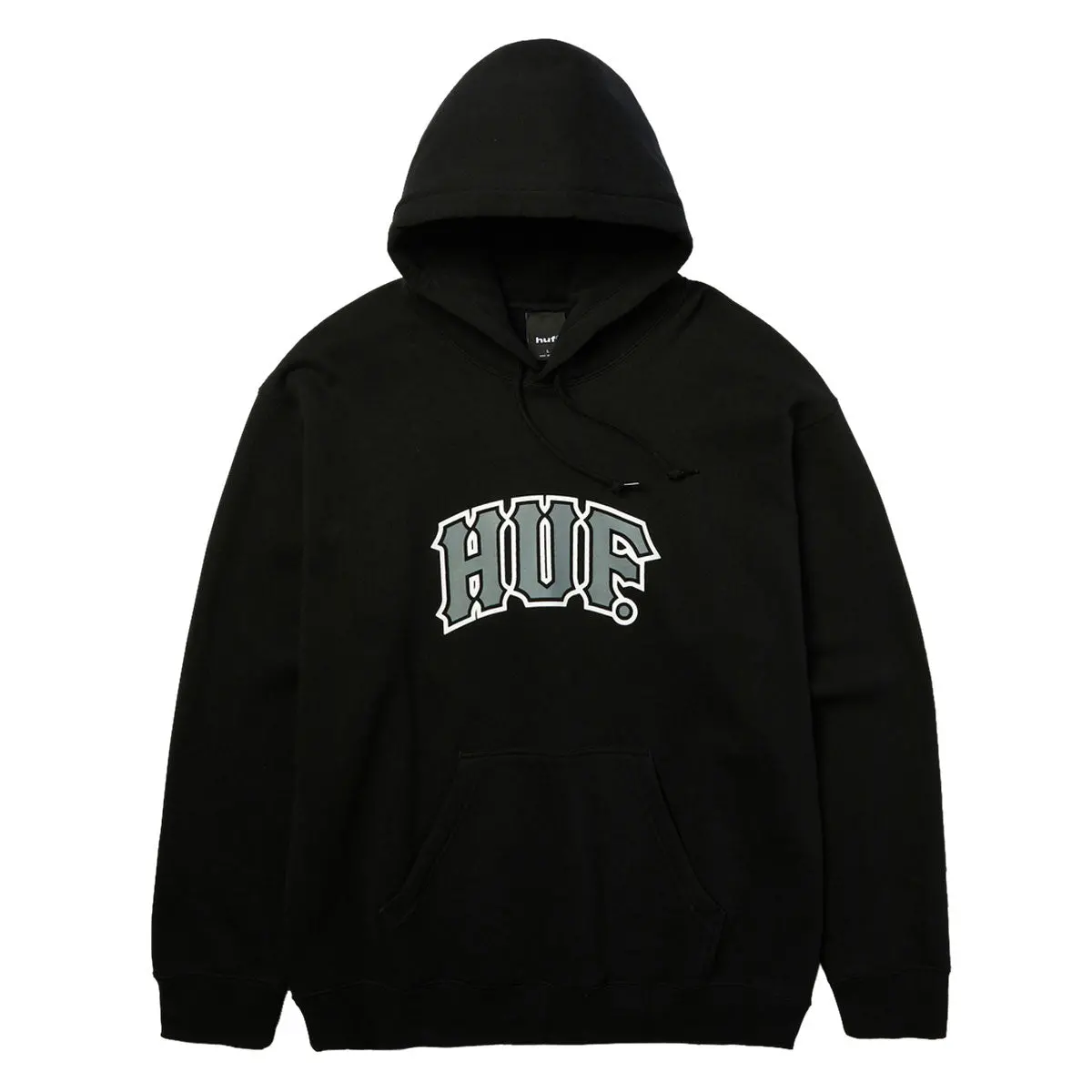 Huf Classic Arch Hoodie - Black 1