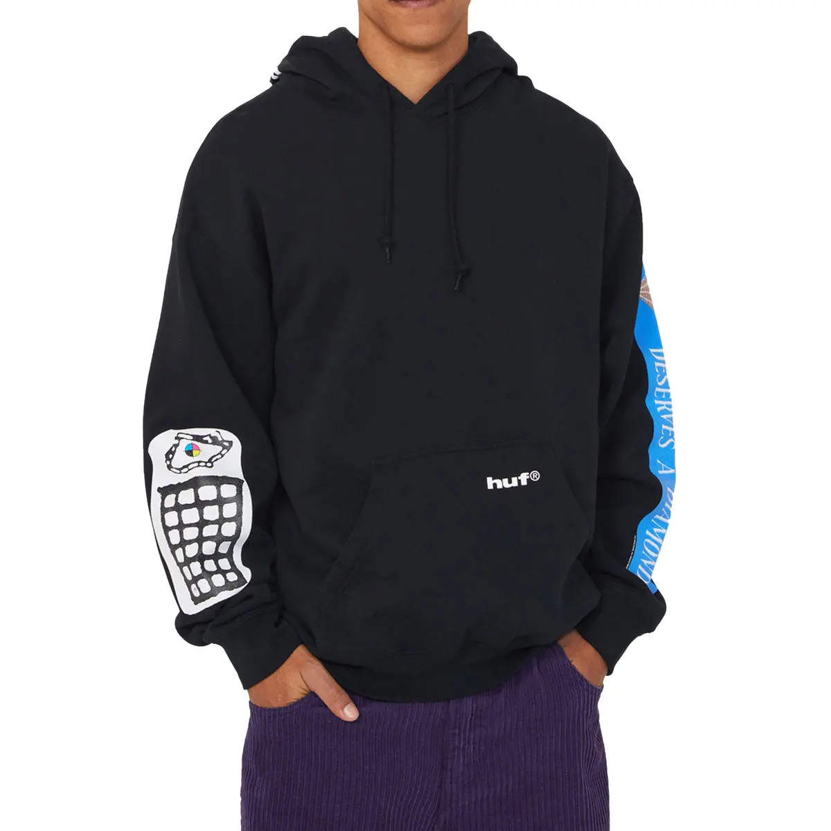 Huf Gimme The Loot Hoodie - Black 1