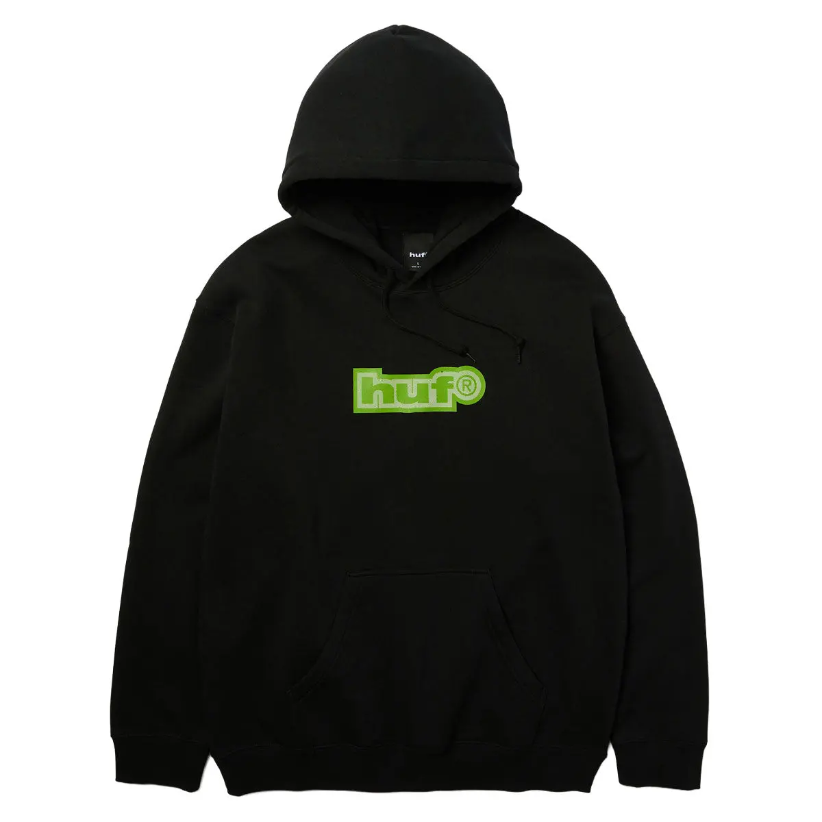Huf 89 Outline Hoodie - Black 1