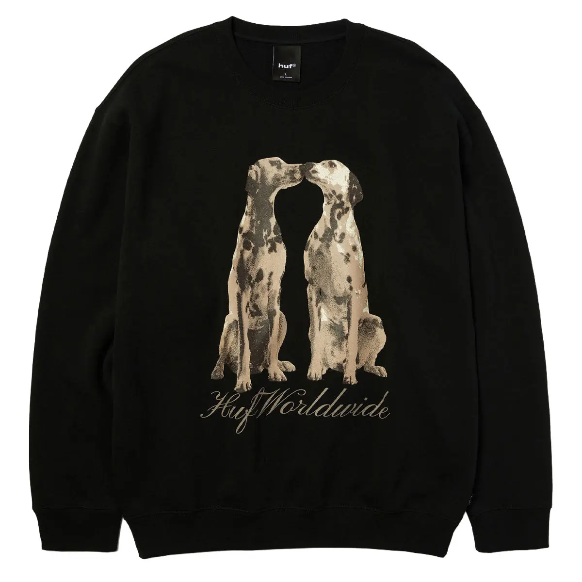 Huf Dogged Sweatshirt - Black 1