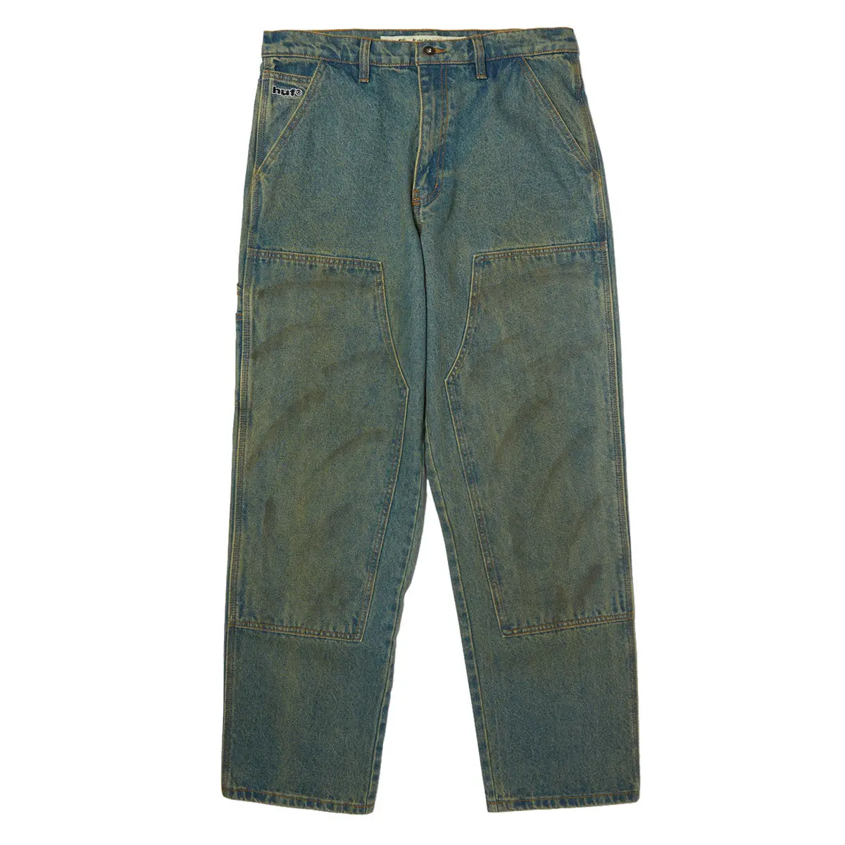 Huf Kinda Loose Double Knees Jeans - Dirty Wash 4